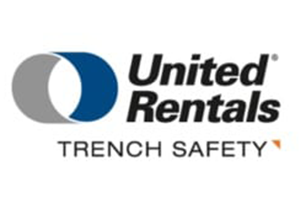 United Rentals trench safety logo