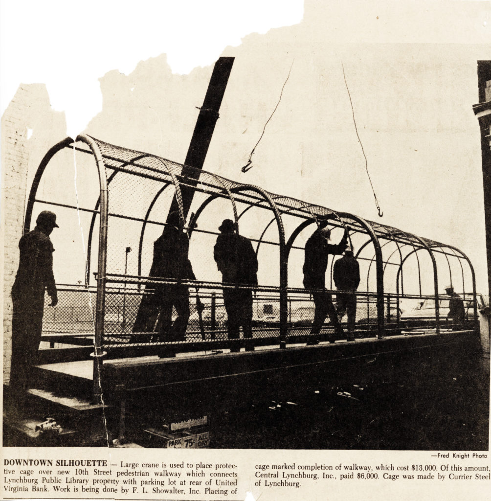 FLS_DowntownSilhouette_Newspaper Archive Document from F.L. Showalter History