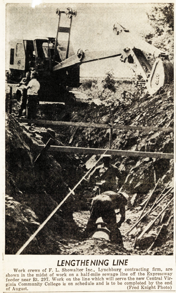FLS_LengtheningLine_Newspaper Archive Document from F.L. Showalter History